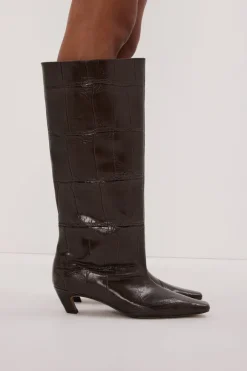 ALIAS MAE CRAWFORD BOOT CHOC CROC