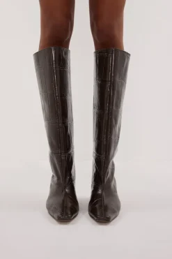 ALIAS MAE CRAWFORD BOOT CHOC CROC