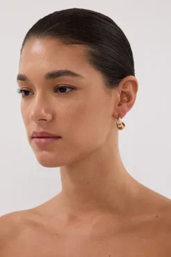 AMBER SCEATS ANSEL EARRING GOLD