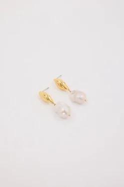 AMBER SCEATS ISOLA EARRING GOLD