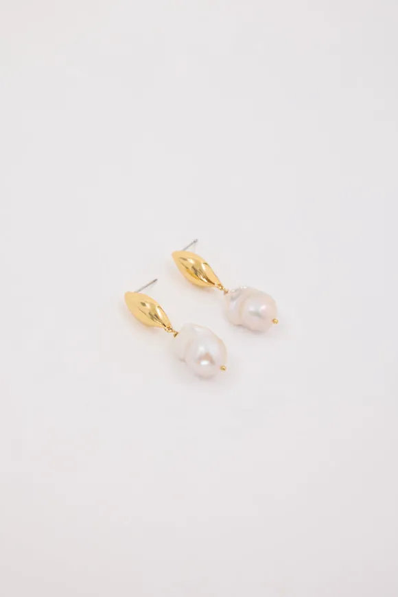 AMBER SCEATS ISOLA EARRING GOLD