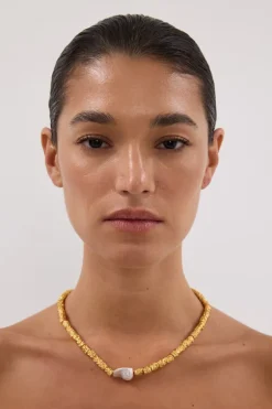 AMBER SCEATS LIORA NECKLACE GOLD