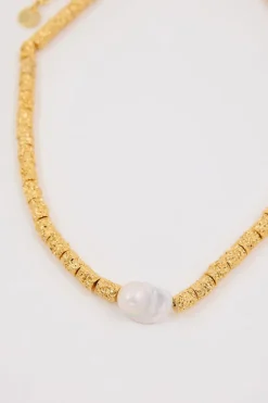 AMBER SCEATS LIORA NECKLACE GOLD
