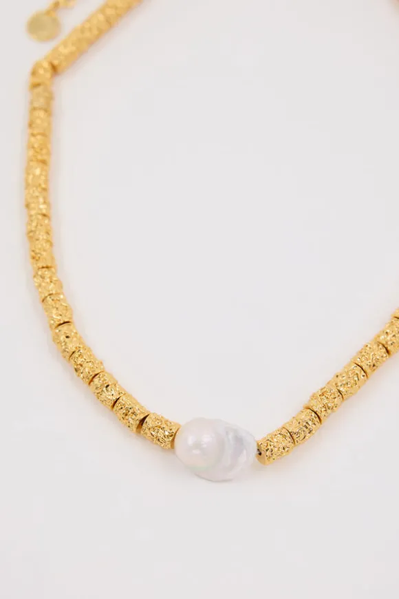 AMBER SCEATS LIORA NECKLACE GOLD