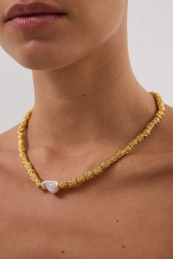 AMBER SCEATS LIORA NECKLACE GOLD