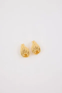 AMBER SCEATS QUINLAN EARRING GOLD