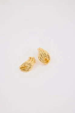 AMBER SCEATS QUINLAN EARRING GOLD