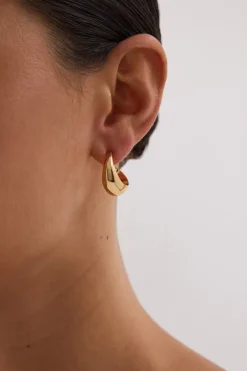 AMBER SCEATS ZANE EARRING GOLD