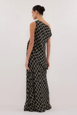 ARLINGTON BLACK MIDI SKIRT