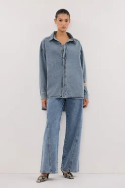 ASHTON CLASSIC BLUE DENIM SHIRT