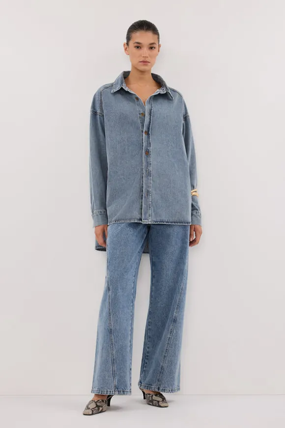 ASHTON CLASSIC BLUE DENIM SHIRT