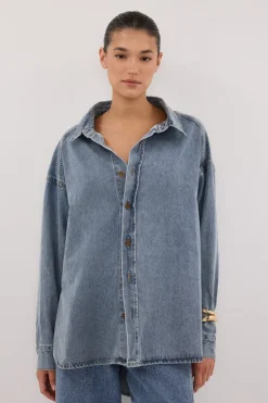 ASHTON CLASSIC BLUE DENIM SHIRT