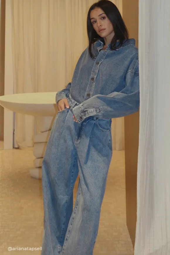 ASHTON CLASSIC BLUE DENIM SHIRT