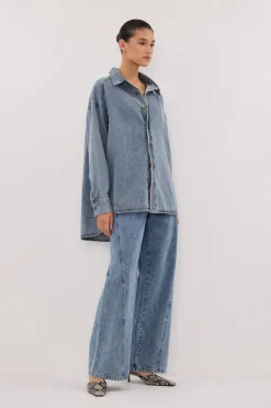 ASHTON CLASSIC BLUE DENIM SHIRT