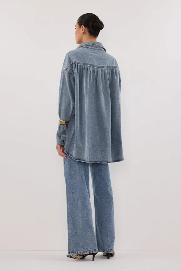 ASHTON CLASSIC BLUE DENIM SHIRT
