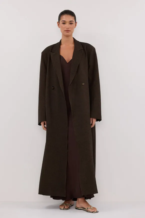 BENTLEY CHOCOLATE OVERSIZED COAT