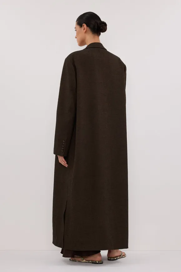 BENTLEY CHOCOLATE OVERSIZED COAT