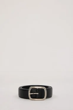 BRADFORD SILVER LEATHER BELT