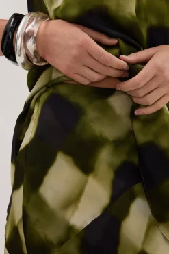 BRONX MOSS MIDI SKIRT