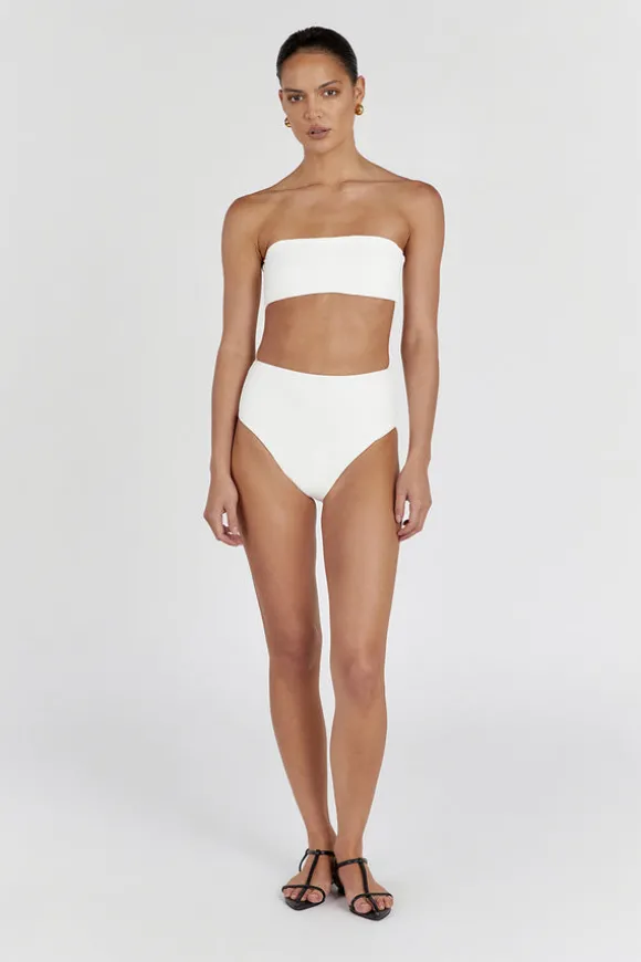 CALLIE OFF WHITE HIGH WAISTED BRIEF