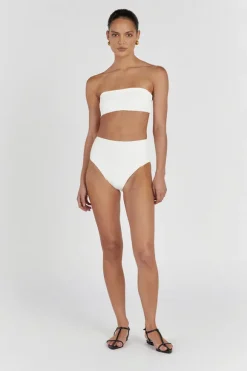 CALLIE OFF WHITE HIGH WAISTED BRIEF