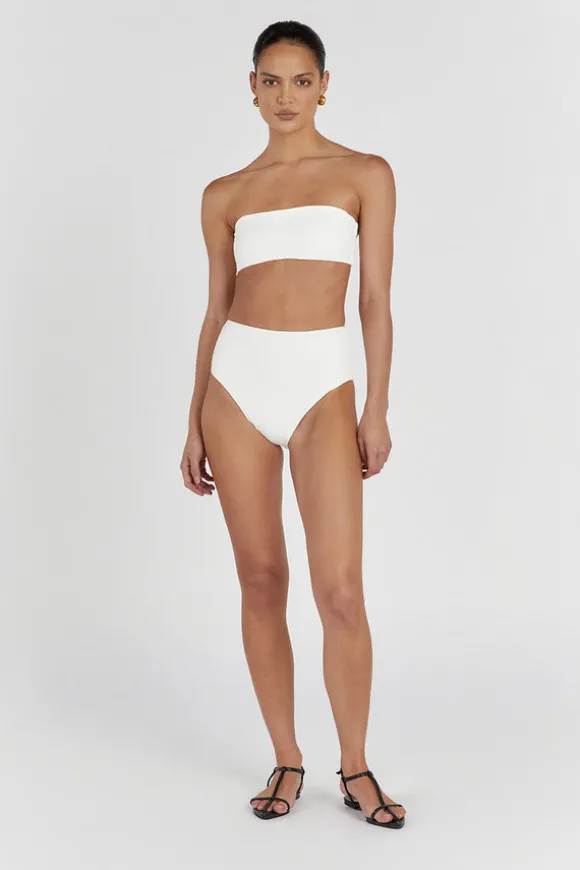 CALLIE OFF WHITE HIGH WAISTED BRIEF