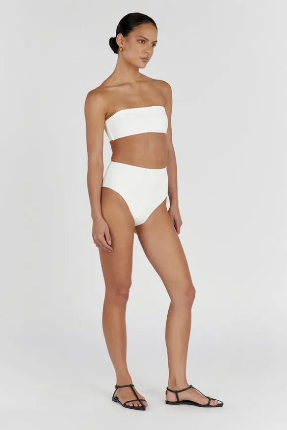CALLIE OFF WHITE HIGH WAISTED BRIEF