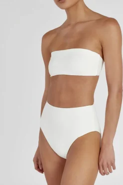 CALLIE OFF WHITE HIGH WAISTED BRIEF