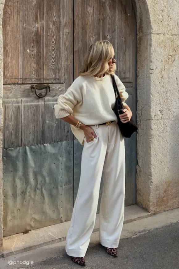 CELINE CREAM PANT