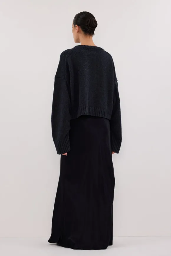 CHARLI INK SATIN MAXI SKIRT