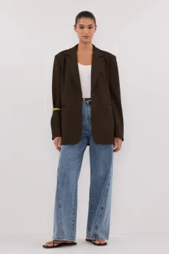 CHARLIE CHOC OVERSIZED WOOL BLEND BLAZER