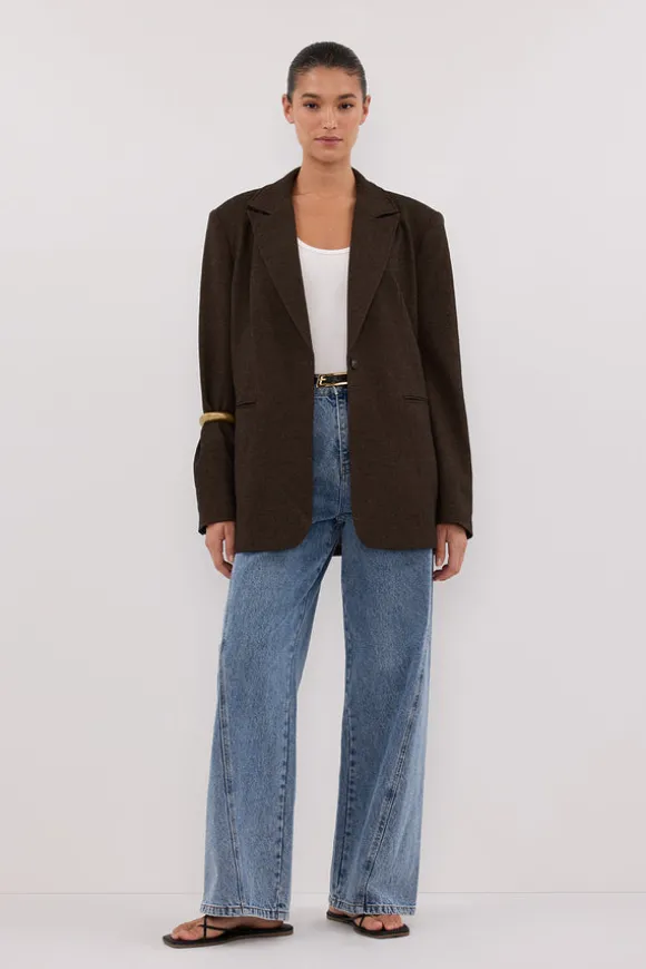 CHARLIE CHOC OVERSIZED WOOL BLEND BLAZER
