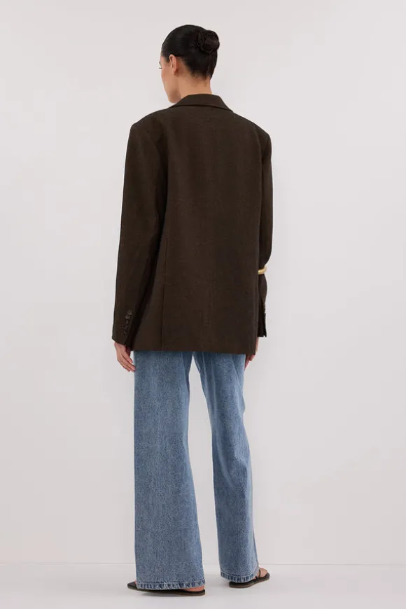 CHARLIE CHOC OVERSIZED WOOL BLEND BLAZER