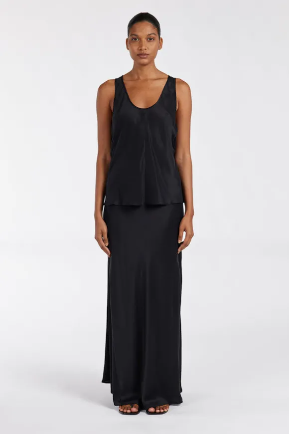 COLETTE BLACK SILK SKIRT