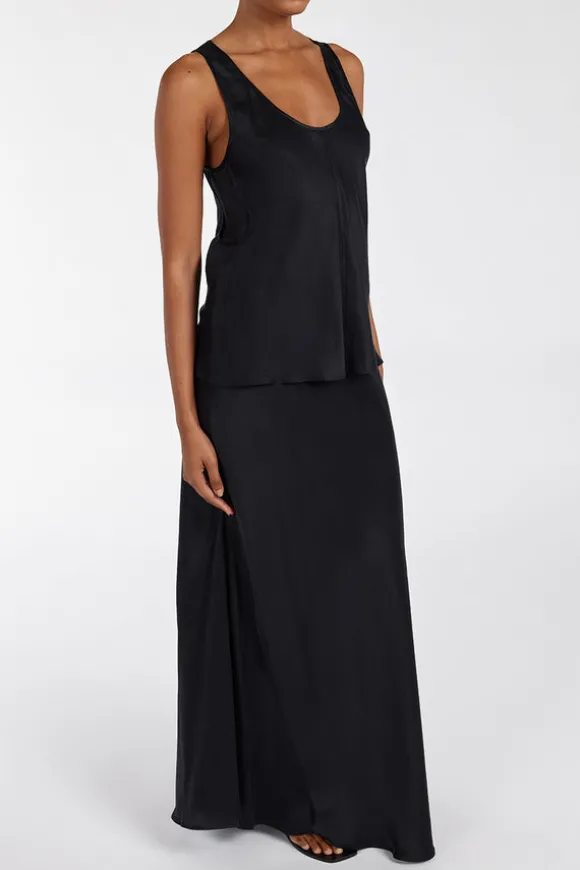 COLETTE BLACK SILK SKIRT