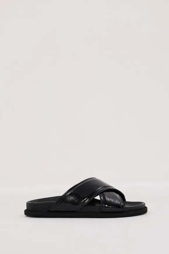 DOF STUDIOS BLACK ROSA SANDAL