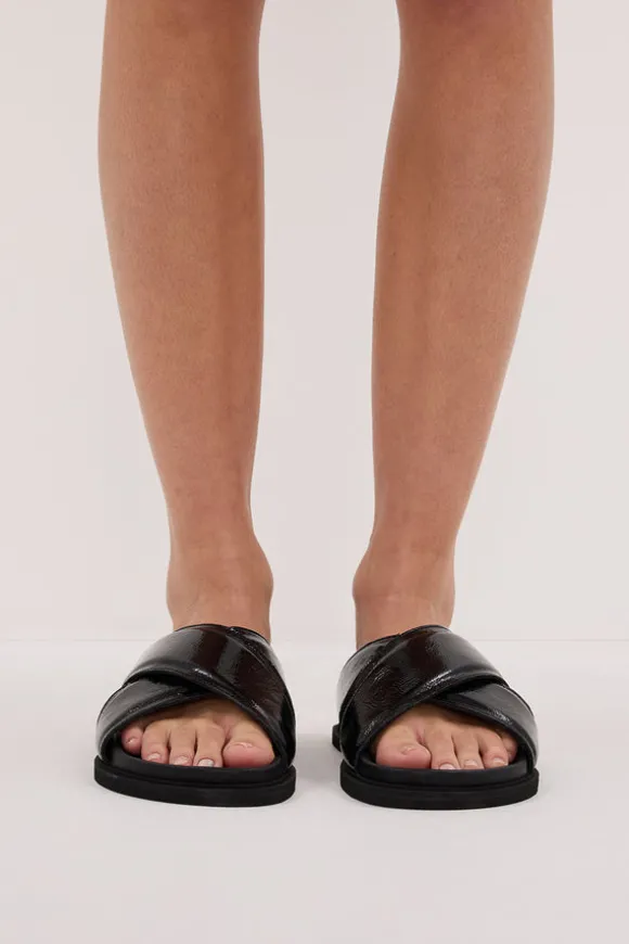 DOF STUDIOS BLACK ROSA SANDAL