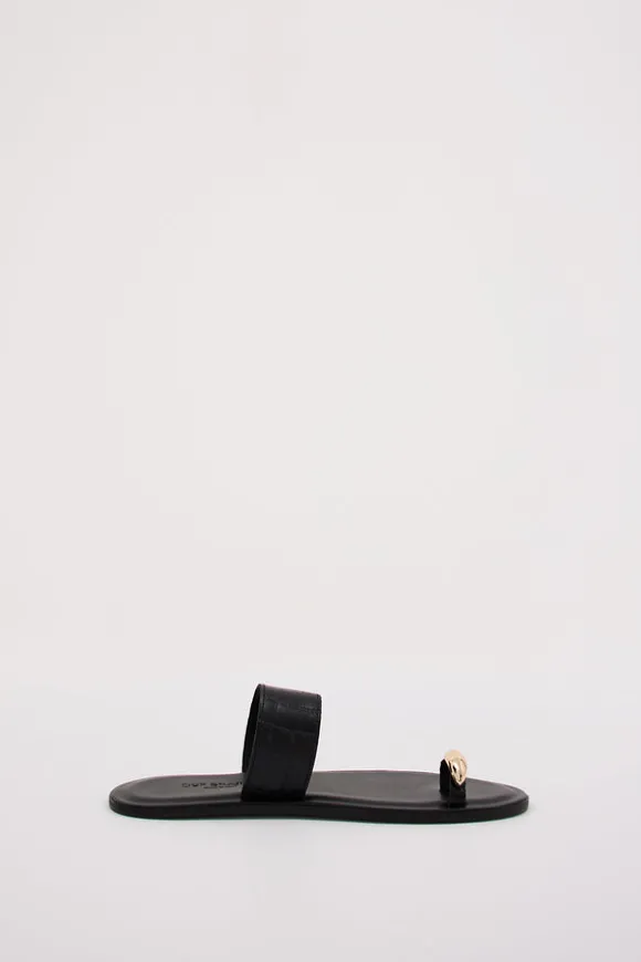 DOF STUDIOS MONICA BLACK SANDAL