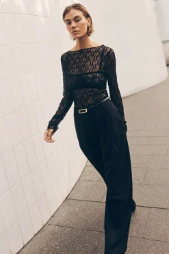 EDEN BLACK TAILORED PANT