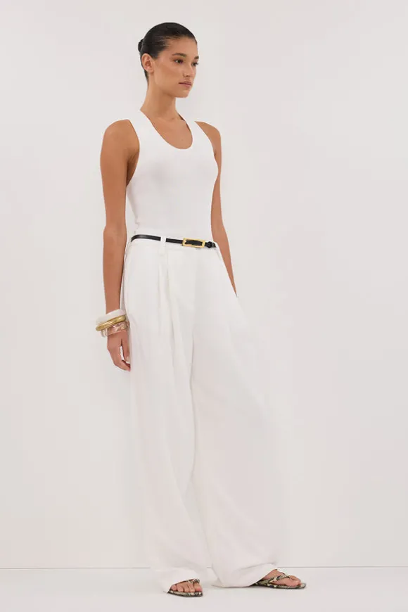 EDEN WHITE TAILORED PANT