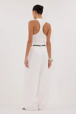 EDEN WHITE TAILORED PANT