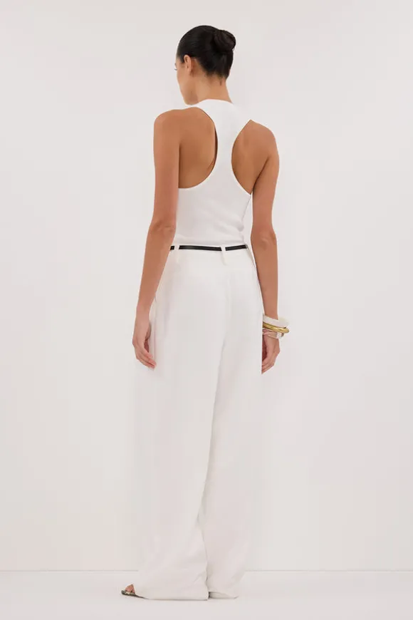 EDEN WHITE TAILORED PANT