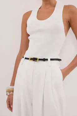 EDEN WHITE TAILORED PANT