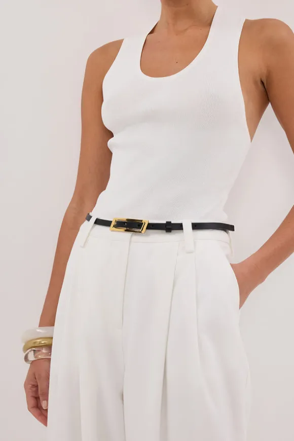 EDEN WHITE TAILORED PANT