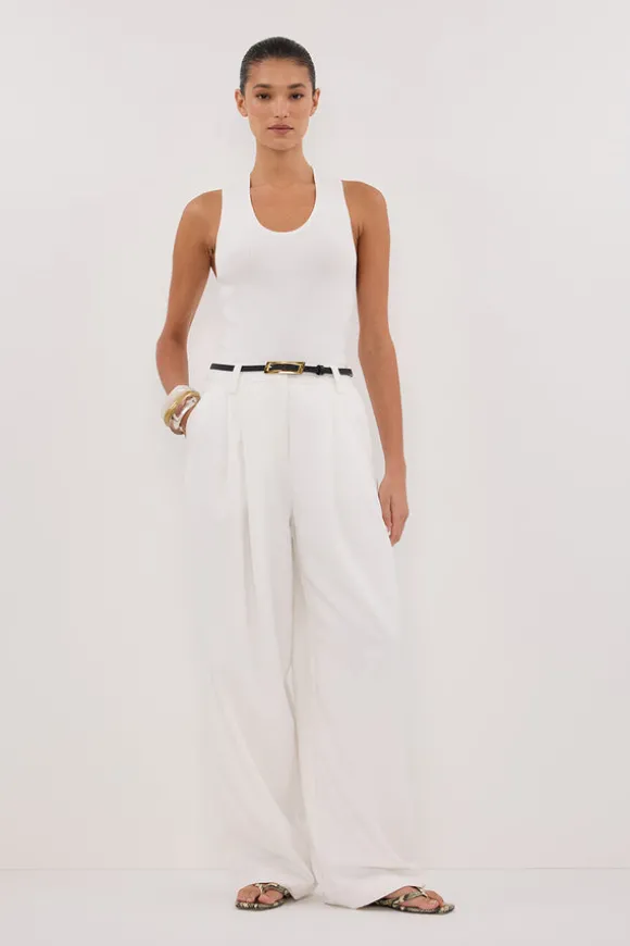 EDEN WHITE TAILORED PANT