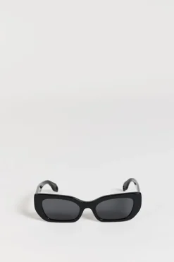 ELISA JOHNSON COOKIE IN GLOSS BLACK SUNGLASSES
