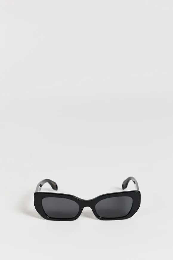 ELISA JOHNSON COOKIE IN GLOSS BLACK SUNGLASSES