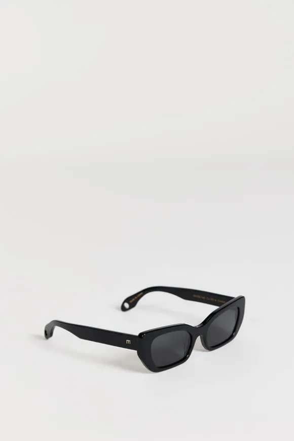 ELISA JOHNSON COOKIE IN GLOSS BLACK SUNGLASSES