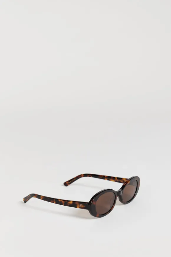 ELISA JOHNSON LYRIC LEIGH IN BROWN TORTOISE SUNGLASSES