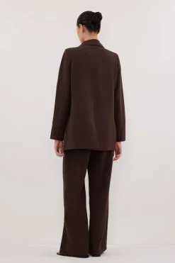 ELLE DARK CHOCOLATE BLAZER